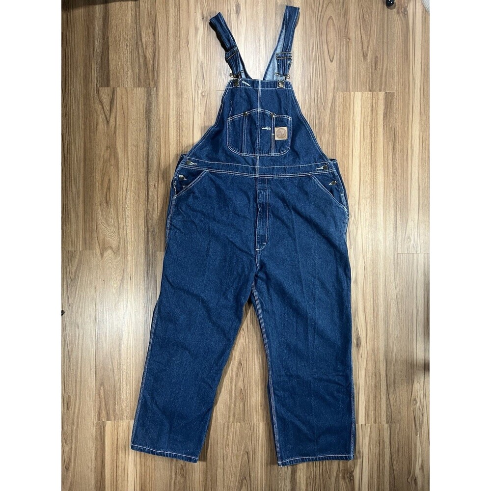 Berne Denim Overalls Mens size 48x32 Workwear Carpenter Bib Pants